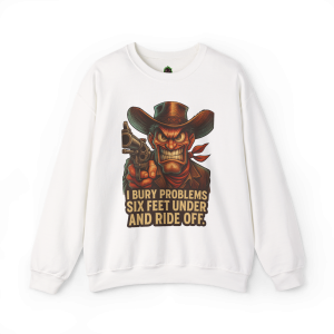 I Bury Problems Six Feet Under Crewneck Sweatshirt